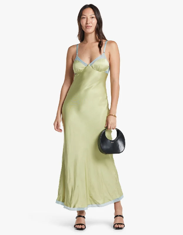 Joelle Maxi Dress - Pear Sorbet/Cloud