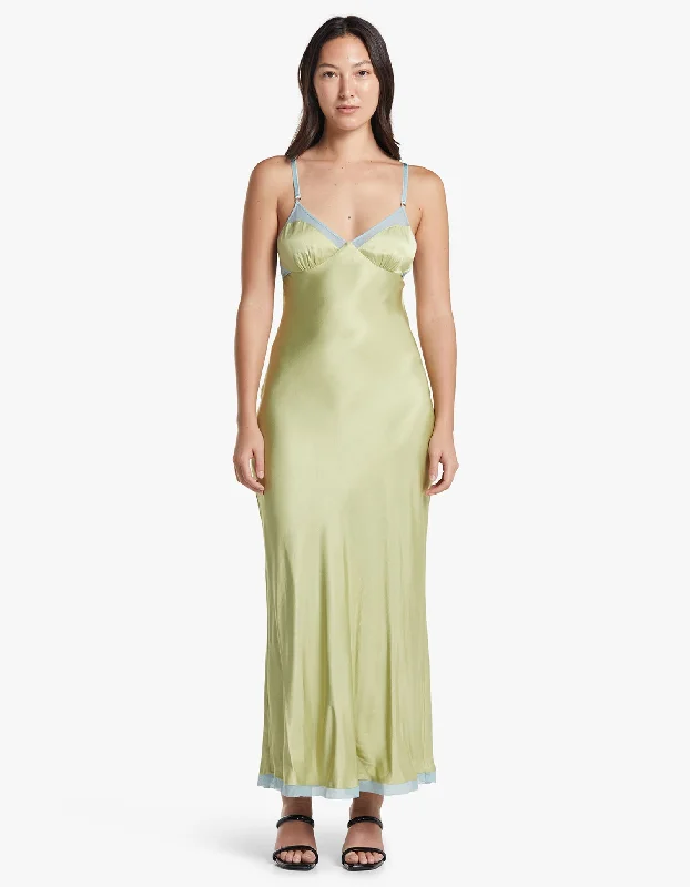 Joelle Maxi Dress - Pear Sorbet/Cloud