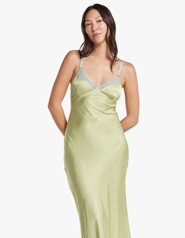 Joelle Maxi Dress - Pear Sorbet/Cloud