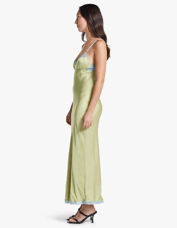 Joelle Maxi Dress - Pear Sorbet/Cloud