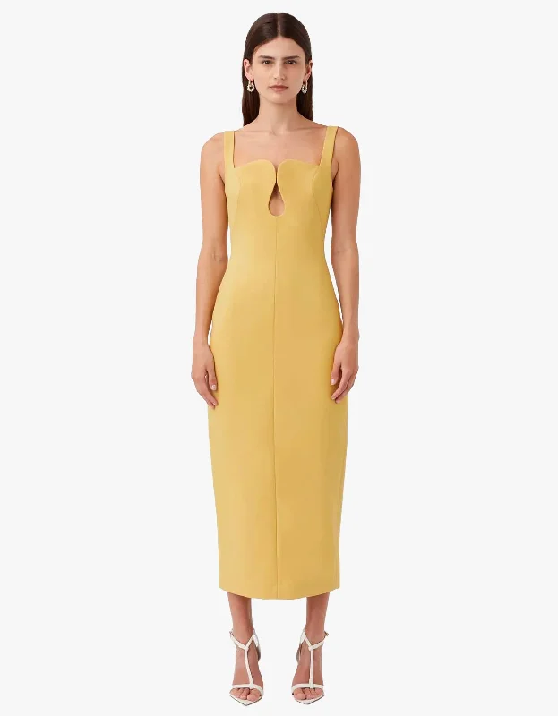 Brixton Dress - Mustard Yellow