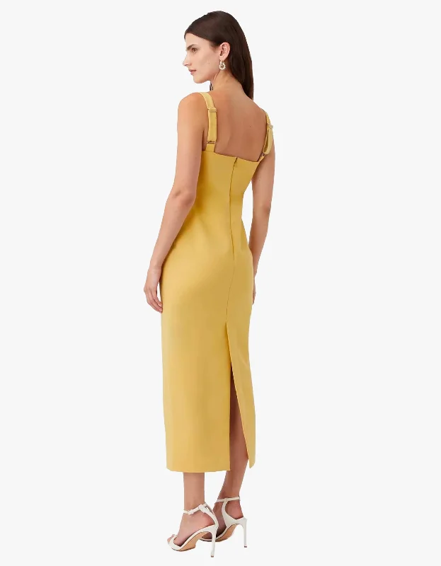 Brixton Dress - Mustard Yellow