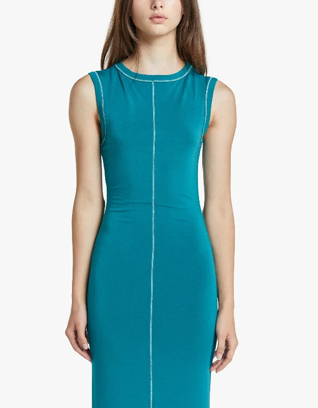 Inez Dress - Marine Green