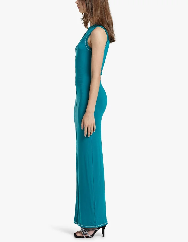 Inez Dress - Marine Green