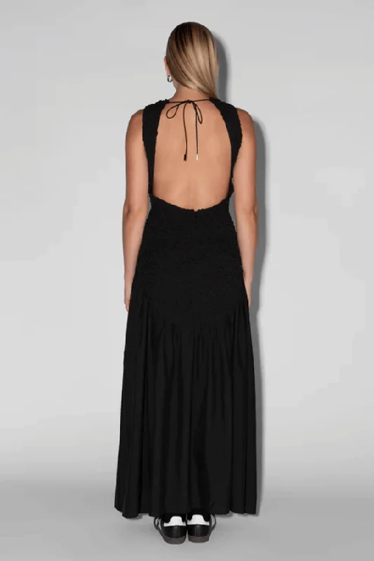 Marisol Midi Dress Noir