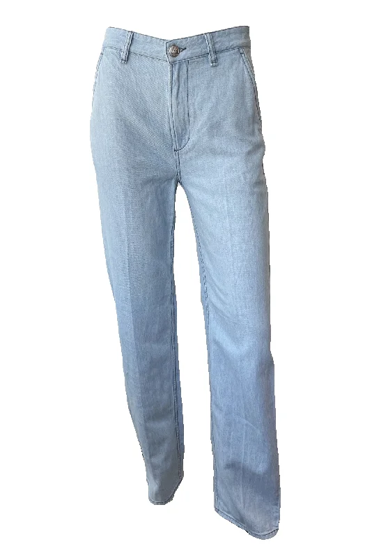 Alex Tailored Linen Straight Leg Jeans