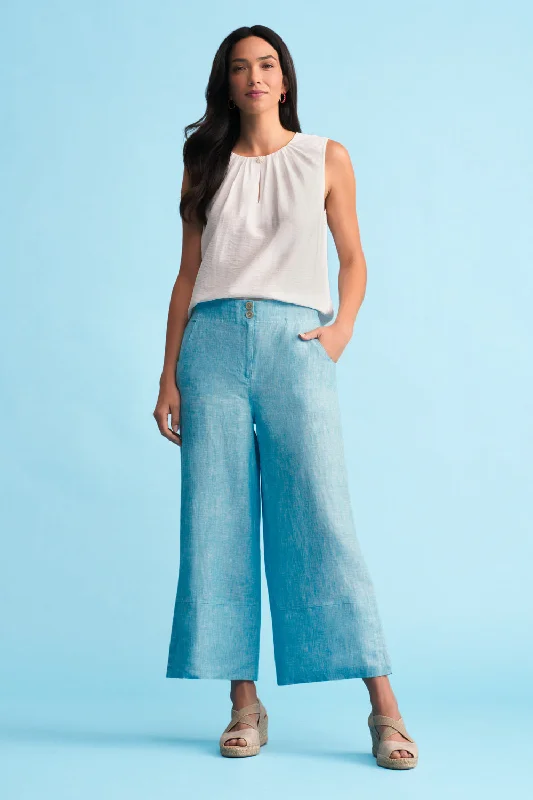 Side Split Linen Pant