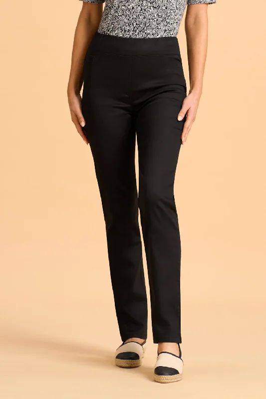 Bengajean® Full Length Straight Leg - Black Noir