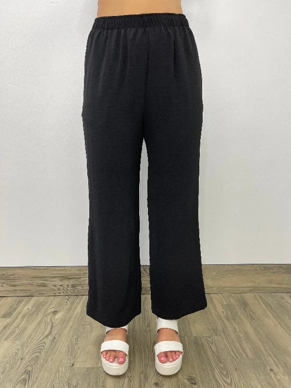 Black Straight Leg Pant