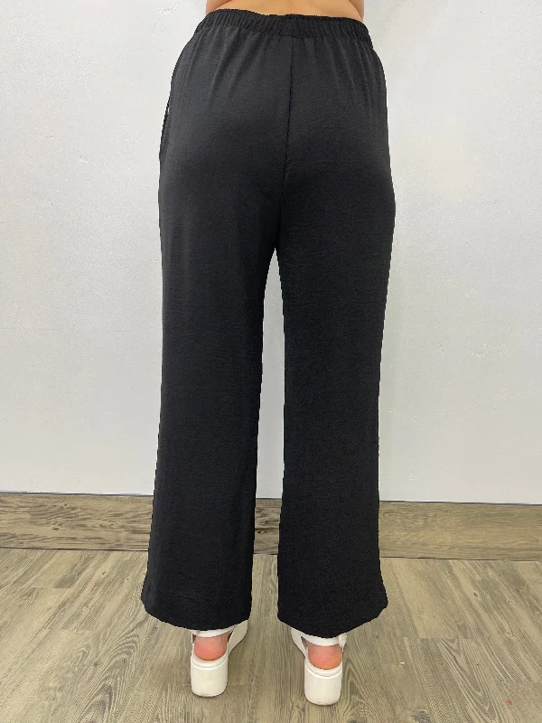 Black Straight Leg Pant