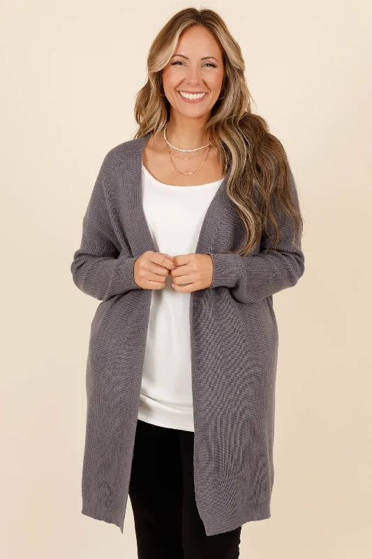 Realize To Realign Cardigan, Grey