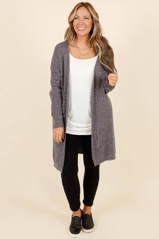 Realize To Realign Cardigan, Grey