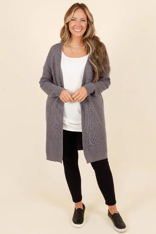 Realize To Realign Cardigan, Grey