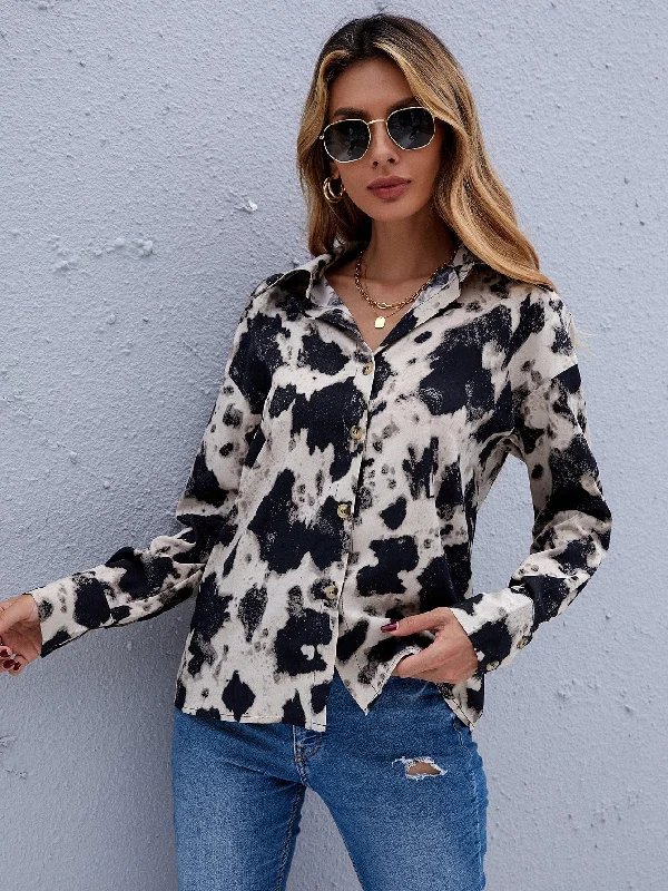 KittenAlarm - Animal Print Blouse