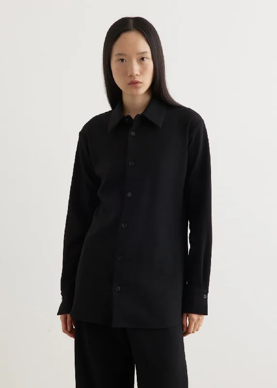 Tense Wool Double Cloth Shirt