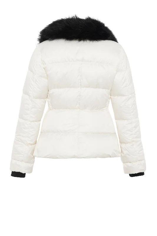 Après-Ski Jacket with Detachable Toscana Shearling Lamb Collar