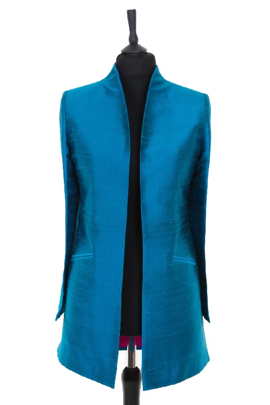 Bhumi Jacket in Kingfisher Blue