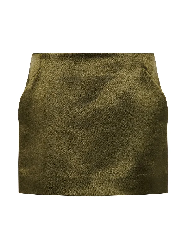 09 Cass Mini Skirt | Olive