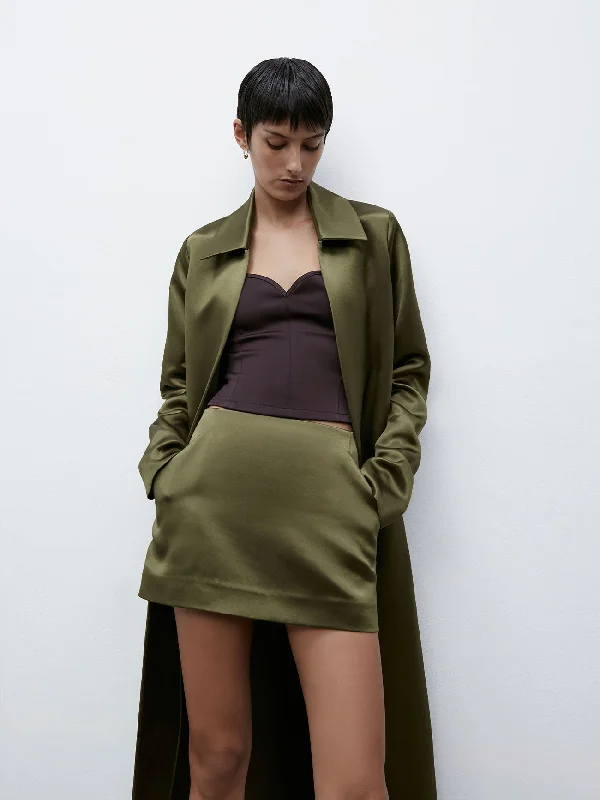 09 Cass Mini Skirt | Olive