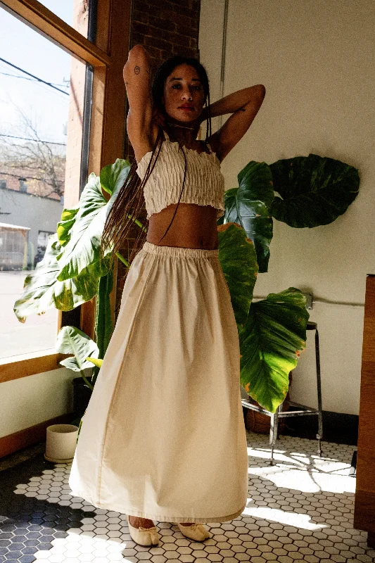 Cream Sol Skirt