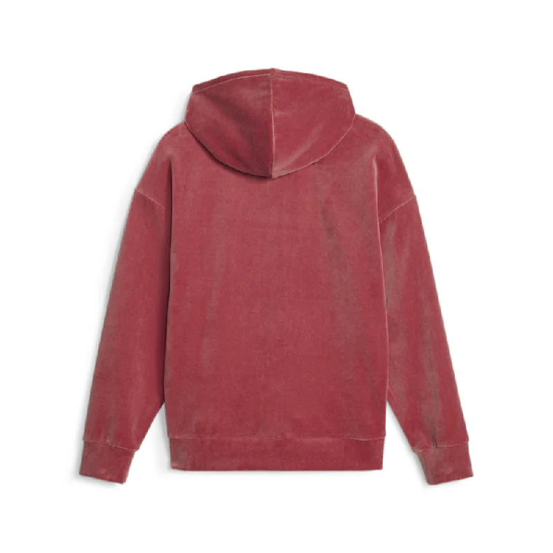 Essentials Elevated Velour Full-Zip Hoodie