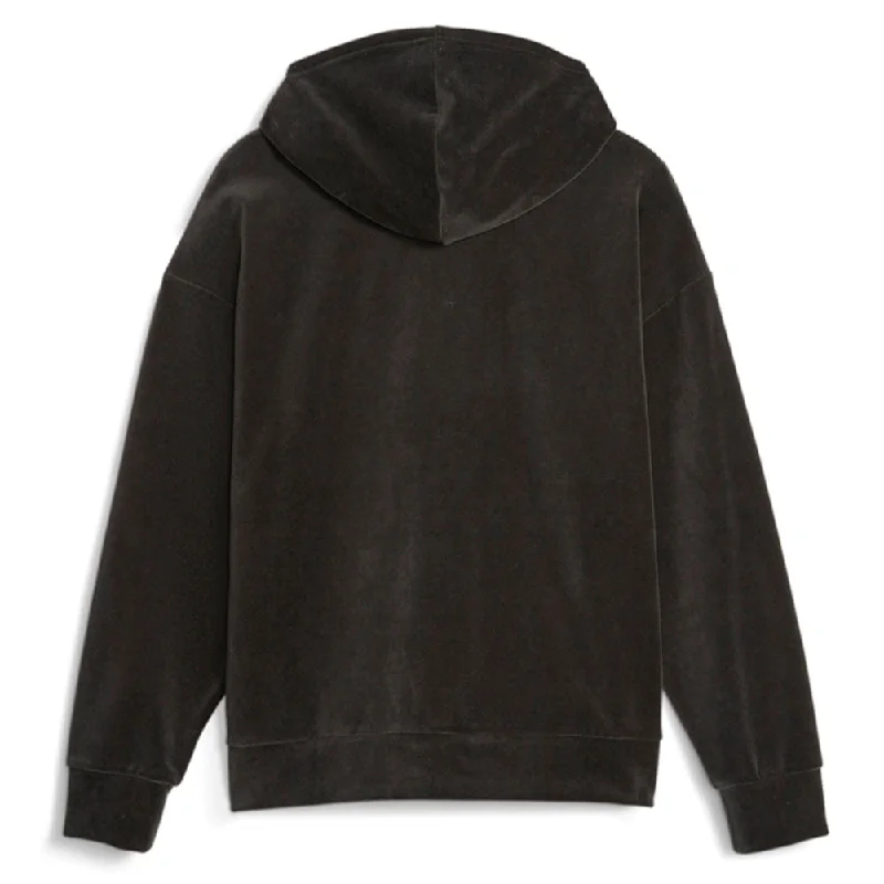 Essentials Elevated Velour Full-Zip Hoodie