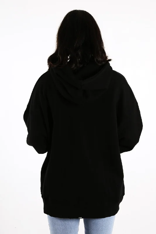 Established Oversized Hoodie Black