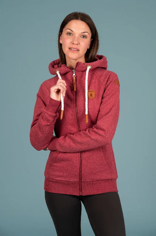 Hera Rhubarb Zip Hoodie