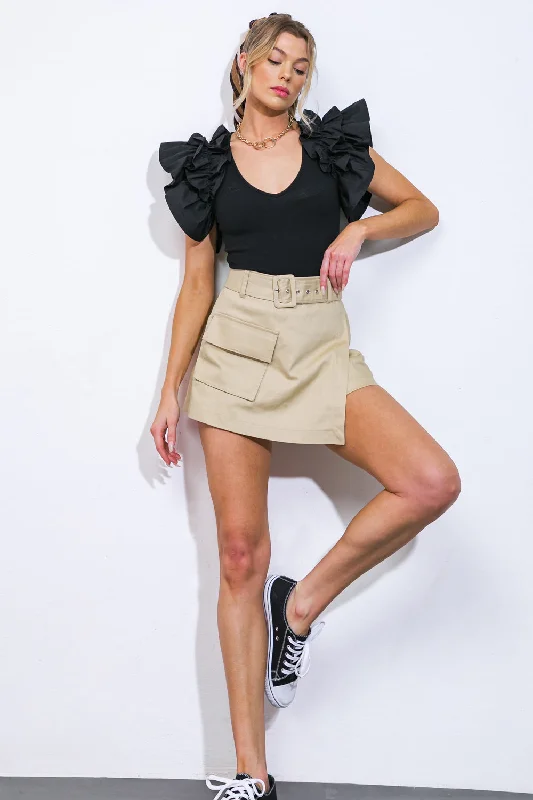 GATHER YOUR THOUGHTS WOVEN SKORT