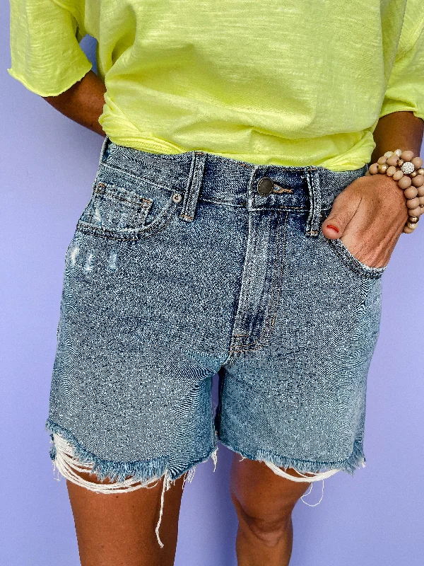 Denver High Rise Boyfriend Shorts