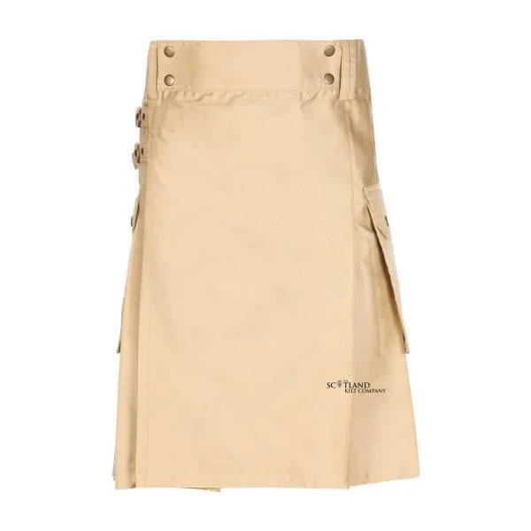 Khaki Utility Kilt