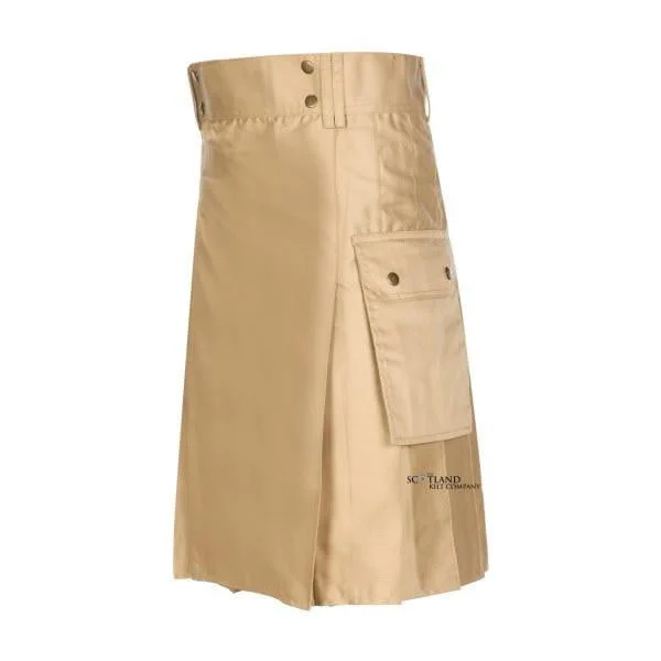 Khaki Utility Kilt