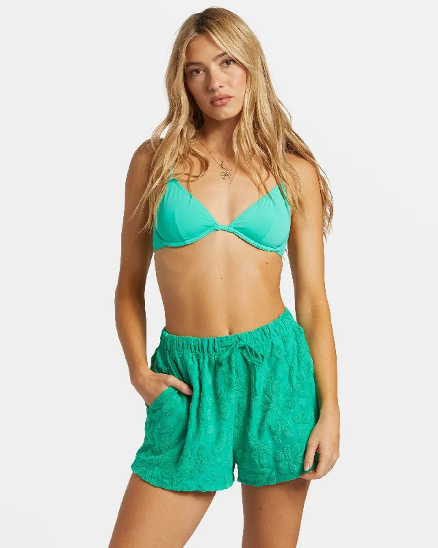 Loosen Up Shorts - Tropical Green