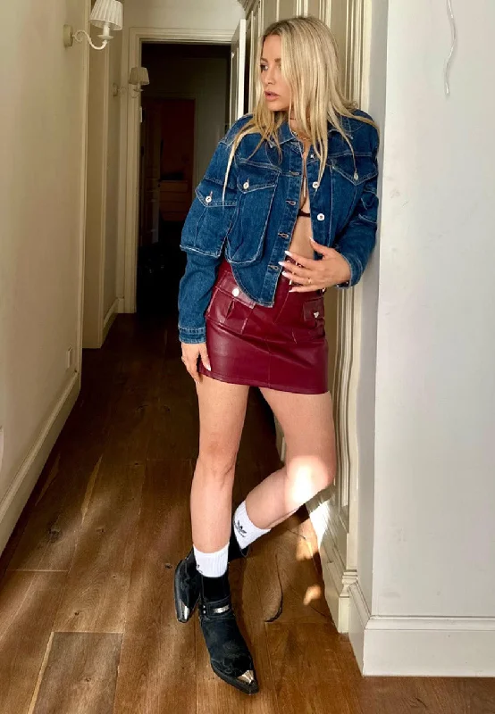 Off vegan  mini skirt