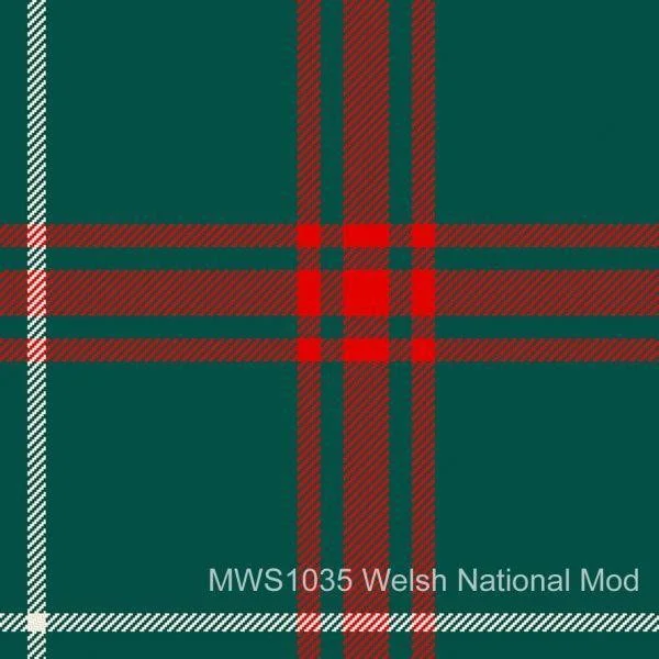 Men's 5 Yard Kilt - House of Edgar 13oz Mediumweight Wool - Welsh National - Made to Order