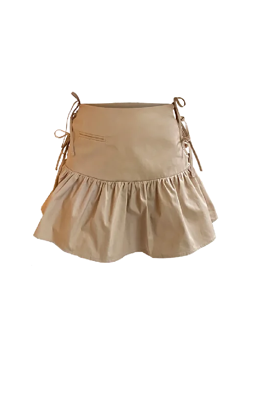 Milk Tea Mini Break Skirt