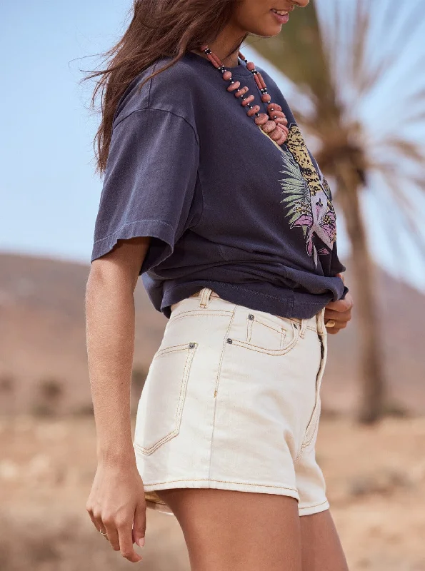 Roxy Chlo Natural Denim Shorts