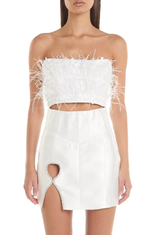 Simone Skirt | White