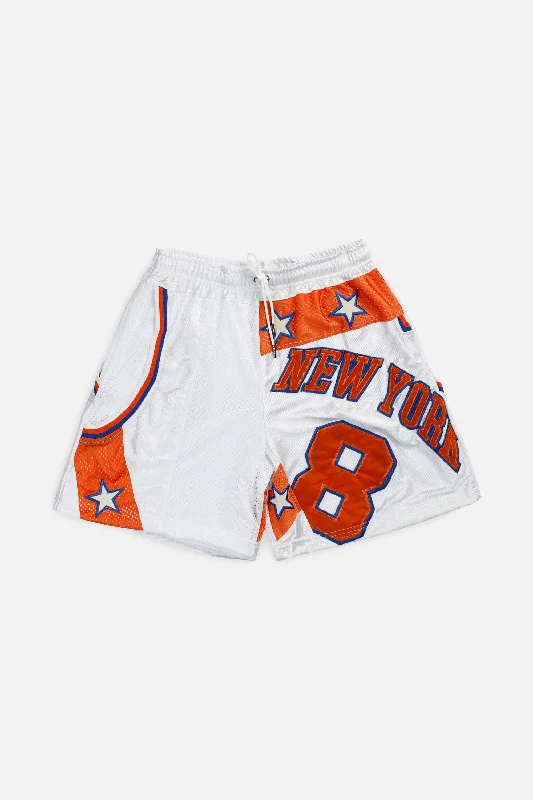 Unisex Rework New York Knicks NBA Jersey Shorts - M