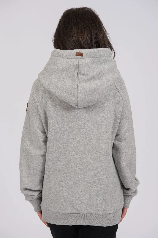 Yuki Light Heather Grey Hoodie